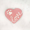 Love Pawprint Heart
