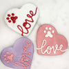 Love Pawprint Heart